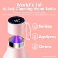thumbnail image 2 of Vsitoo 33oz Self-Cleaning Smart Water Bottle, Insulated Stainless Steel with UV Purification, Perfect for Purses & Teens, Black, 2 of 9