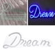 thumbnail image 5 of Letrero de neón Dream perfecl decoración de pared azul, 5 of 8