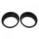 thumbnail image 1 of 1 Pair Car Front Headlight Lamp Cover Trim Fit for Jeep Wrangler 2007-2017Black, 1 of 5