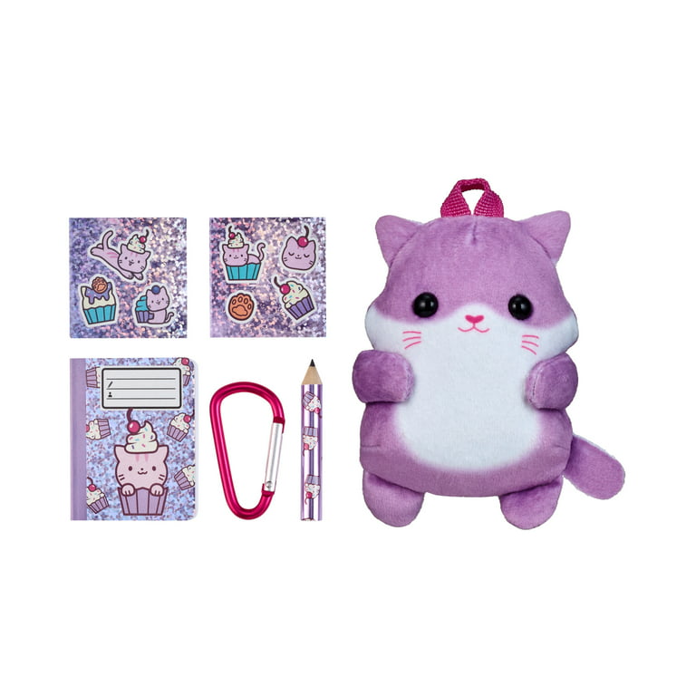 Lavender Cuddly Bunny Plush Backpack - One Size