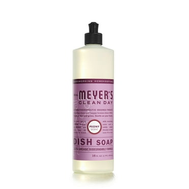 Mrs. Meyer's Clean Day Liquid Dish Soap, Peony Scent, 16 Ounce Bottle