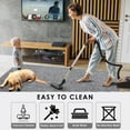 thumbnail image 5 of Koloko Outdoor Runner Rug Indoor Non-Slip Area Rugs Custom Size Carpet Runners with Rubber Backing Mat for Hallway Kitchen Entryway Garage Laundry Striped Grey, 3ft x 3ft, 5 of 8