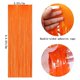 thumbnail image 2 of KIRIKOU 3 juegos de cortinas de borla de lámina naranja decorados en el Fondo de la fiesta, lámina de oro de metal de 3,2 pies x 6,5 pies para la ducha de bebé de novia soltera de cumpleaños, 2 of 4