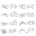 thumbnail image 5 of 16 Pcs Metal Wire Puzzle Toy Brain Teaser Game Mind Iq Test Magic Ring Kids Gift, 5 of 5