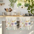 thumbnail image 4 of Leaf Wildflower Kitchen Towels Set of 4, Vintage Country Plant Floral Leaves Soft Microfiber Dish Towels, Absorbent Quick-Dry Washable Dishcloths for Kitchen Cleaning, Drying Dishes, 18x28 Inches, 4 of 9