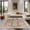 Light Brown, variant on Jakolive 8x10 Floor Rug, Vintage Oriental Design, Machine-Washable. A Large Low-Pile Carpet - Soft, Plush, Non-Slip, Stain-Resistant, Fade-Proof, Ideal for Living Rooms and Bedrooms