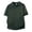 Army Green, variant on Men's Solid Waffle Textured Knit Notch Collar Short Sleeve Polo Shirt, V Open Neck Relaxed Fit Stretch Quick Dry Breathable Polyester Knit Top