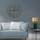 thumbnail image 4 of Sorbus Reloj de Pared Analógico, Estilo Números Romanos, Funciona a Pilas, Decorativo, para Cocina, Sala de Estar y Baño, 24 Pulgadas (Dorado), 4 of 7