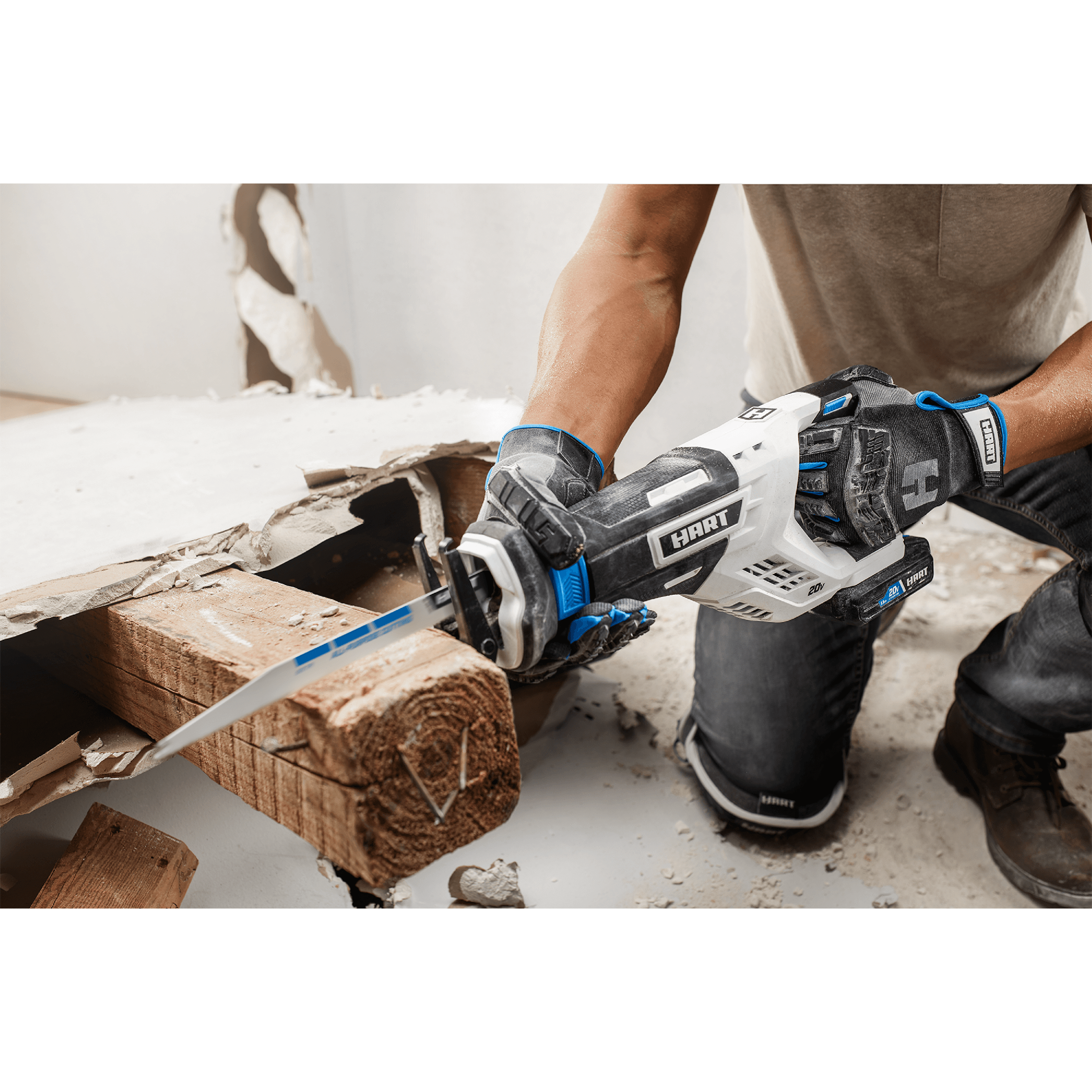 HART Pro Impact Work Gloves, 5-Finger Touchscreen Capable, Extra-Large