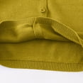 thumbnail image 4 of Auroural Girls Clothes 7-8 Outfits Children's Solid Color Long Sleeved Fleece Knitted Cardigan Long Sleeved Round- Neck Sweater for Kids 2-10 Years, 4 of 5
