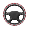 thumbnail image 3 of Daiia Tomato Steering Wheel Cover Auto Steering Wheel Covers Breathable Anti-Slip Steering Wheels Car Interior Decor Accessories for Men Women Universal 15 Inch, 3 of 8