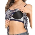 thumbnail image 3 of MISS COCOLI Camisole with Built in Bra for Women Plus Size Casual Loose Tank Tops Sleeveless Shirts Flowy Tops(XL-4XL）, 3 of 6