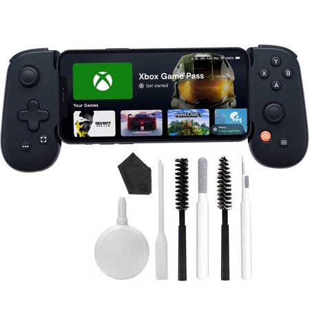 Restored One Mobile Gaming Controller for iPhone - Turn Your iPhone into a Gaming Console - Play Xbox, PlayStation, Call of Duty, & More BOLT AXTION (Refurbished)