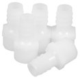 thumbnail image 5 of OFFIGAM 5-Pack White Plastic Hose Barb Reducer Fittings Threaded Barbed Reducing Connectors for Plumbing, 5 of 8