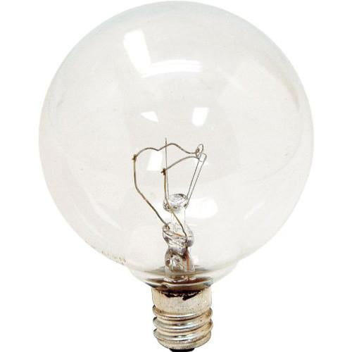 Philips 168468 40 Watt G16 1/2 Clear Candelabra Base Light Bulb (Pack