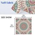 thumbnail image 7 of Coolnut Retro and Elegant Bohemia Cloth Napkins Set of 6, Durable Printed Washable Table Napkins for Valentines, Weddings, Dinners Parties Home Decor, 20 x 20 Inch Washcloth Gift, 7 of 7