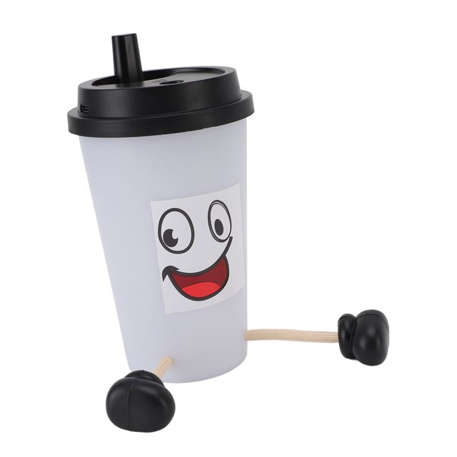 Night Lamp, Cup Shaped LED Light 3 Colors Rechargeable Cute with Sticker for Bedroom