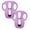 2Pack Purple, variant on 2Pcs 240Ml Silicone Sleeves With Handles For Aventnatural Natural Glass Baby Bottle Antibreakage Baby Bottles Holder Compatible With Philipsavent Anticolic Baby Bottles 8 Oz Glass&Bottle