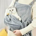 thumbnail image 4 of Pet Apron with Sleeping Bag, Cat-Friendly, Hair-Free Petting, Cat Cuddle Clothes, for Autumn And Winter Petting, Soft And Breathable Cotton Pet Apron, Suitable for Indoor Use., 4 of 7