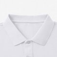 thumbnail image 7 of hotojiny Mens Golf Shirt Quick-Dry Short Sleeve Stretch Top Collared Athletic T-Shirt Lightweight Solid Color Workout Tee(White AA2,X-Large), 7 of 7