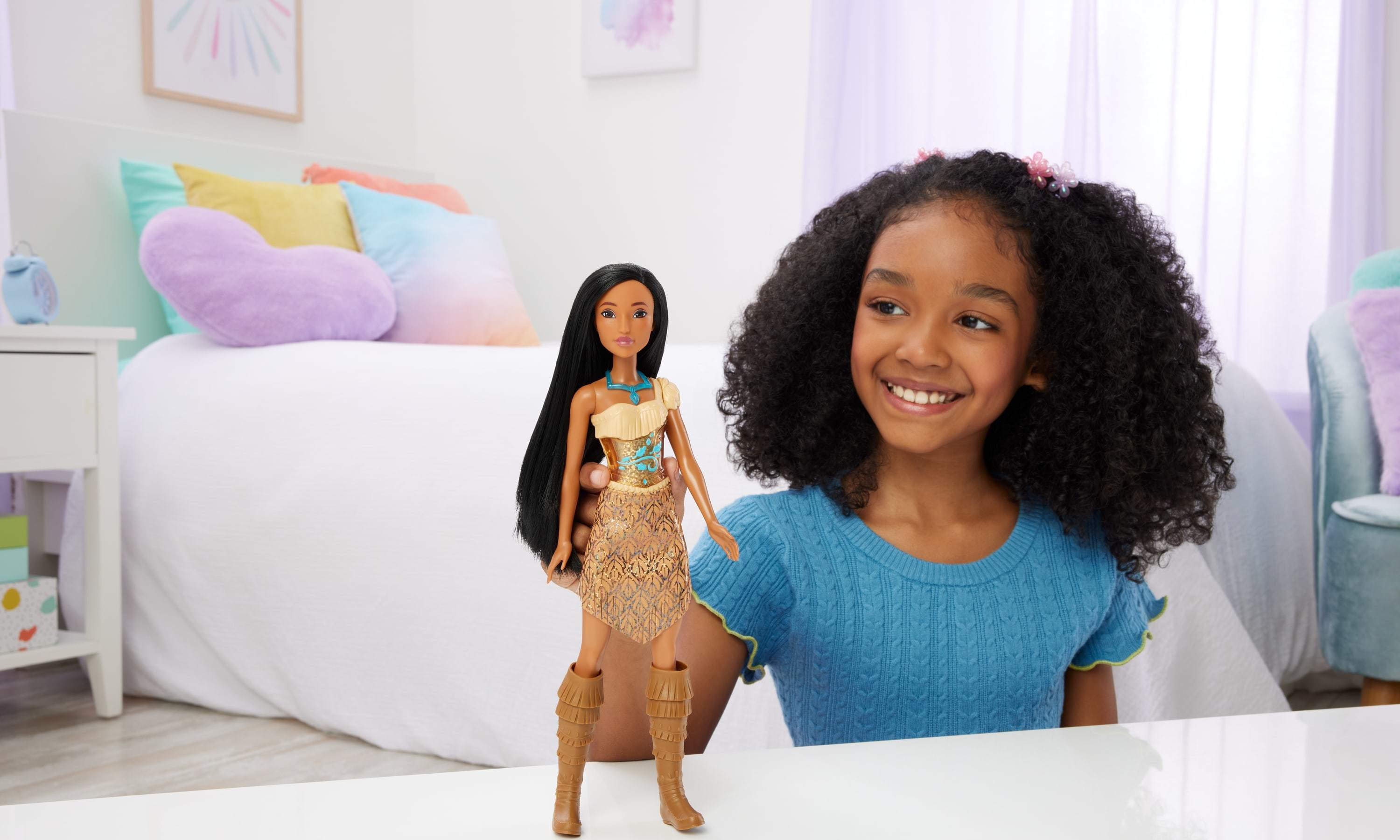 Disney-Princesses Disney-Pocahontas-Poupée, habillage et accessoires