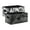 Black And White Floral Hibiscus Petals, variant on 2 Pack Living Room Bed Room Felt Storage Baskets Boxes Foldable Organizer With Handles Flowers Garland the Bright Colors Of The Flowers