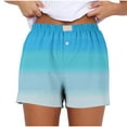 thumbnail image 2 of Nuoqisi Womens Boxer Shorts Casual Stripe Lounge Summer Fashion Basic Pants Y2K Beach Outfits 2026, 2 of 5