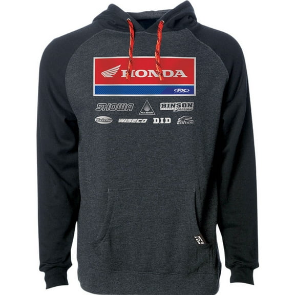 Factory Effex Honda Racewear Mens Pullover Hoody Charcoal XXL