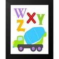 thumbnail image 2 of Robinson, Tamara 12x14 Black Modern Framed Museum Art Print Titled - Transportation WXYZ, 2 of 5