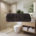 thumbnail image 2 of Toalla Medio Baño Encanto Negro Poliéster Concord, 2 of 2