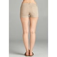 thumbnail image 4 of Essential Basic Women's Summer Casual Stretchy Shorts - Junior Sizing, 4 of 7