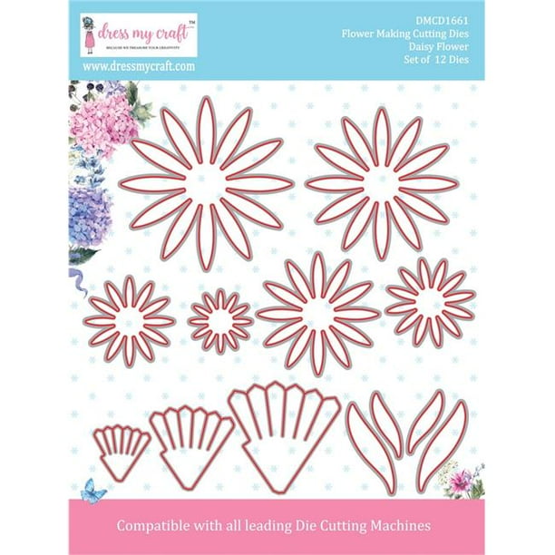 Dress My Craft DMCD1661 Daisy Flower Metal Dies
