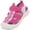Red, variant on STQ Water Shoes Boys Girls Quick Dry Sandals Kids Breathable Lightweight Soft Flexible Non Slip Adjustable Summer Beach Outdoor Sport Athletic Pool Rose Toddler Size T7