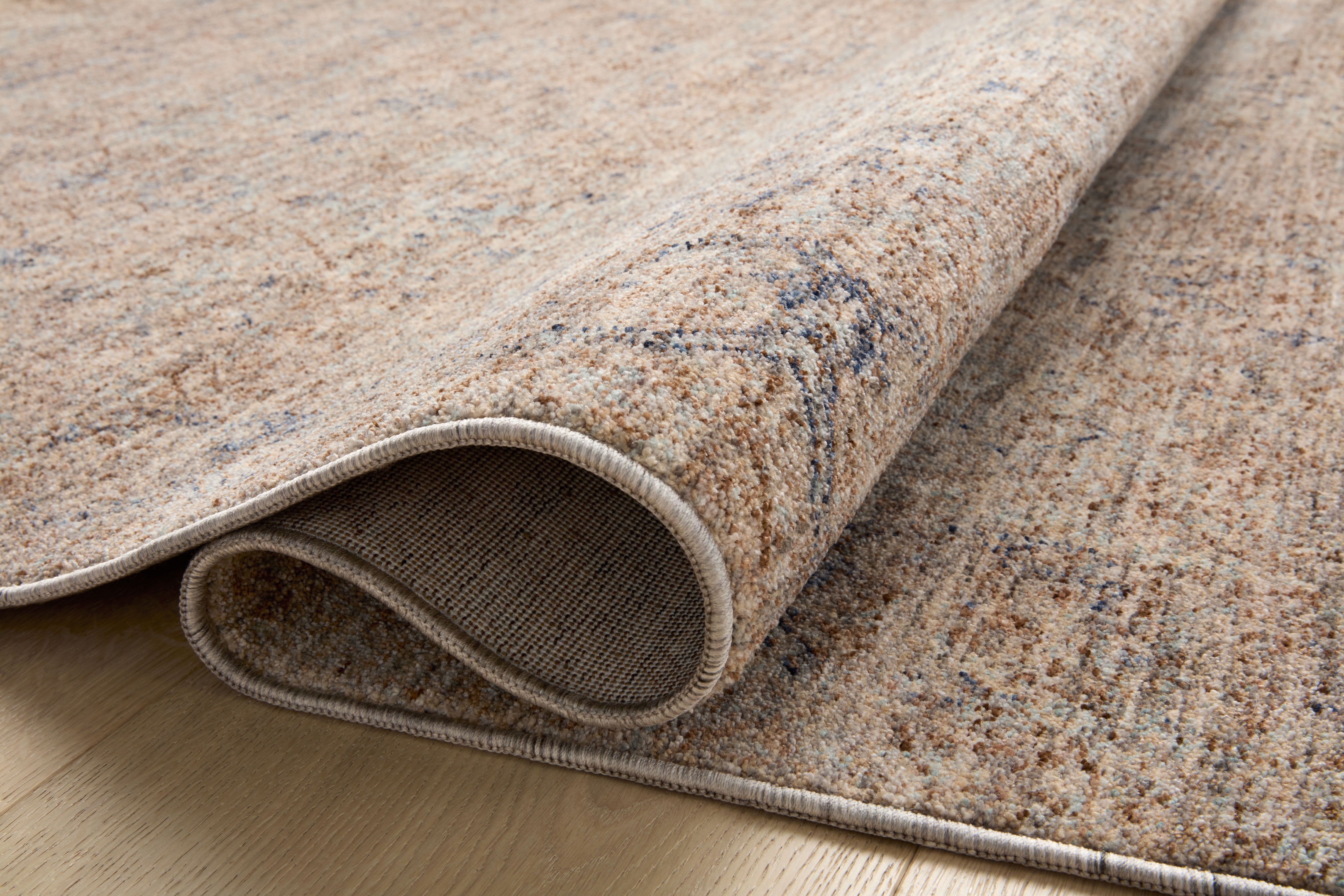 Angela Rose x Loloi Blake Taupe / Blue 4'-0" x 5'-7" Accent Rug