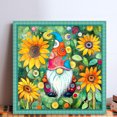 thumbnail image 2 of Hilo Algodón Bordado 11CT Gnomos Impresos en Flores Punto Cruz 50x50cm, 2 of 9