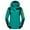 Green, variant on Women's 3-in-1 Detachable Hooded Jacket Twill Hiking Windbreaker Convertible Workwear Outdoor Coat Lightweight Water-Resistant Parka Multi-Functional Trail Jacket M-3XL