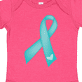 thumbnail image 4 of Inktastic Teal Awareness Ribbon Girls Baby Bodysuit, 4 of 5