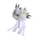 thumbnail image 2 of Ramo de novia de boda, flores artificiales, rústico, versátil, romántico, para novia. Blanco, 2 of 9