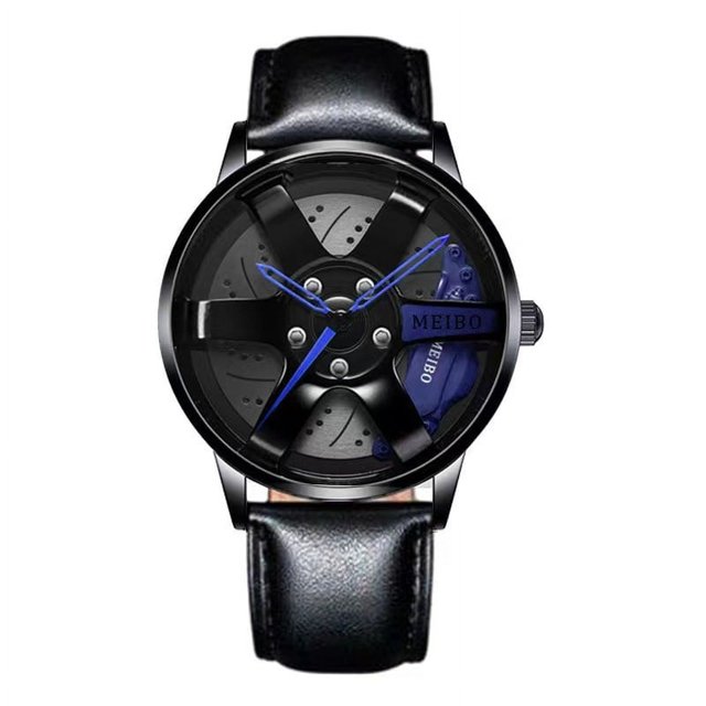 Reloj de cuarzo para hombre, popular, de moda, informal y versátil.