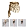 thumbnail image 4 of Bufanda de danza del vientre Hugo Hip Oro Negro para mujeres, 4 of 10