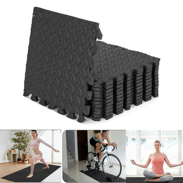 YouLoveIt Exercise Floor Mat 12/24 PCS Thickness Gym Flooring Tiles, Extra Thick Eva Foam