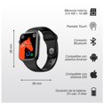 thumbnail image 2 of Reloj inteligente Smartwatch W12 Pro con pantalla HD de 1,83 pulgadas, color negro, 2 of 6