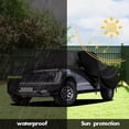 thumbnail image 5 of 420D Heavy Duty Truck Cover Waterproof All Weather, Outdoor Pickup Cover Universal Fit for Regular Cab Short Box Compatible with Chevy C10 S10, Maverick, Ford F100 Ranger (up to 230 inch), 5 of 6