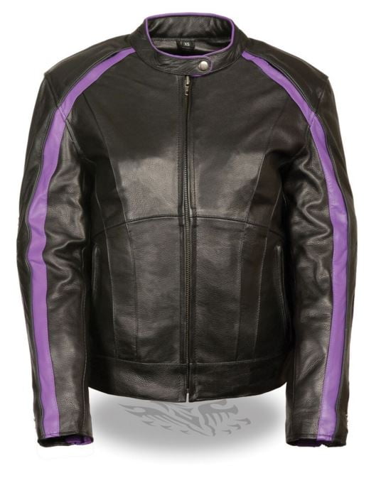 Black, XXX-Large Milwaukee Leather Mens 1.2mm Premium Leather Vented MC Jacket