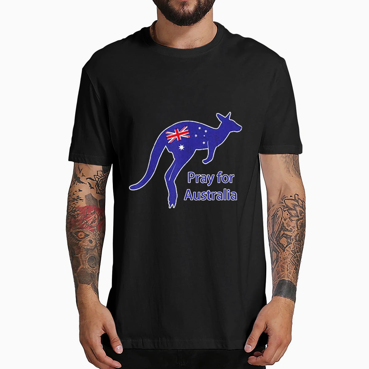 Kangaroo Deadly Australian Mens T-Shirts Souvenir Shirt Mens Womens