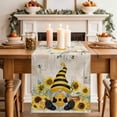 thumbnail image 2 of Table Runner 108 Inches Long for Kitchen Dining, Gnomes Sunflower Dresser Scarf Farmhouse, Dining Table Decorations for Wedding/Parties, Bees Branches Floral Watercolor 13 x 108 In, 2 of 8