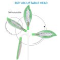 thumbnail image 2 of Graflsoa USB-Powered Leaf-Shaped LED Aquarium Light with 360° Rotatable Cord, Dual White & Blue Lighting for Aquatic Plants, Fits Glass Up to 6mm, Energy-Efficient, Purple, 2 of 6