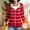 Red, variant on Hoodies for Women Color Block Hooded Sweatshirt Basic Zip-Up Jersey Jacket Long Sleeve Top with Pockets Plus Size Gray S