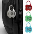 thumbnail image 2 of Visland Cadenas à Combinaison 3 Chiffres Design Compact Convivial Valise de Voyage Portable Réinitialisable Serrure à Mot de Passe, 2 of 8