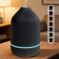 thumbnail image 2 of Difusor De Aceite Esencial De 100 ml, Humidificador De Vapor Frío, con Luz De 7 Colores Y Función De Apagado Automático, Adecuado para El Hogar, La Oficina Y El Dormitorio. (Negro), 2 of 10